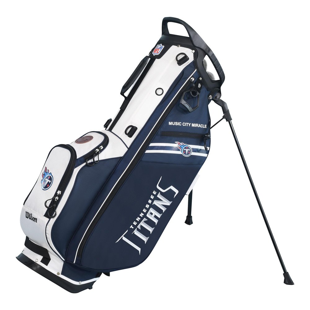 Wilson NFL Golf Bag - Stand, Tennessee Titans