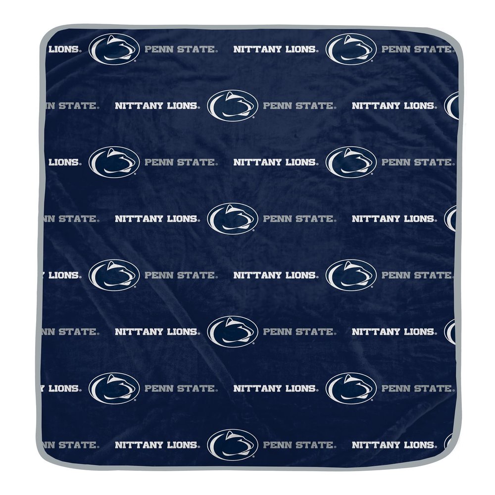 NCAA Penn State Nittany Lions Repeat Logo Wordmark Ultra Soft Blanket