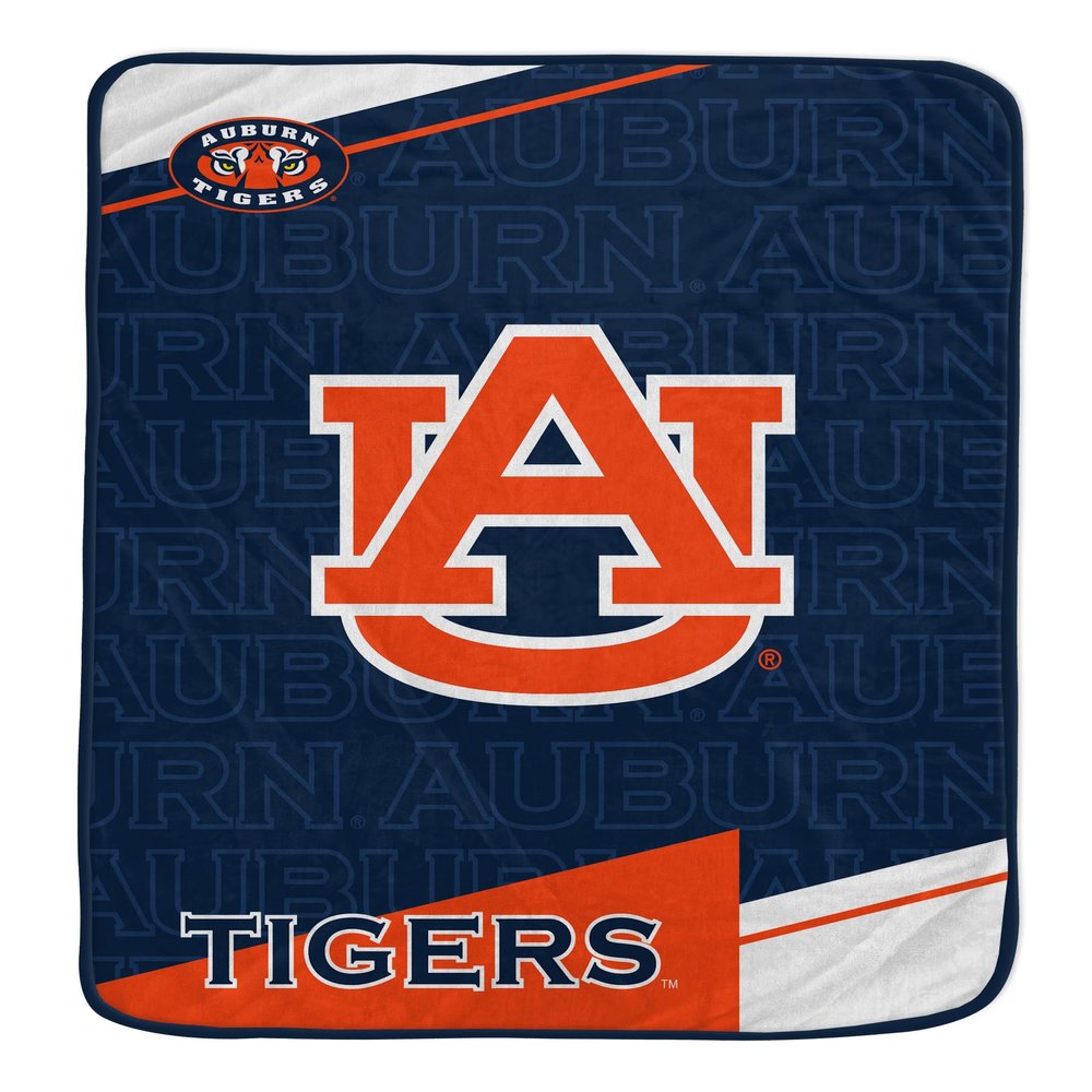 NCAA Auburn Tigers Diagonal Ghost Ultra Soft Blanket