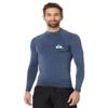Quiksilver Mens Everyday UPF50 Long Sleeve Rashguard, Vintage Indigo Heather, Medium view 1