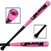 30" -C243- Cupped Barrel Pro Maple Wooden Baseball bat/Barrel Dia: 2.25" / Weight: 27 Oz/Baseball Bat for Youth & Adult Players for Leagues in Black Handle & Pink Barrel by Player Sports Goods LLC view 2