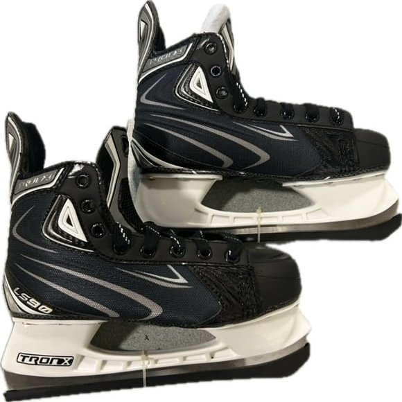 NineFit Basics LS90 Junior ICE HOCKEY SKATES-SIZE 5, Navy Blue/Black