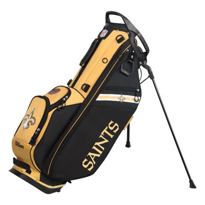 Wilson NFL Golf Bag - Stand, New Orleans Saints