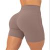 PAVOI ACTIVE Buttery Soft Yoga Workout Shorts for Women - High Waisted Butt Sculpting 6" Gym Biker Shorts - FlexFlow - Medium, Teak view 1