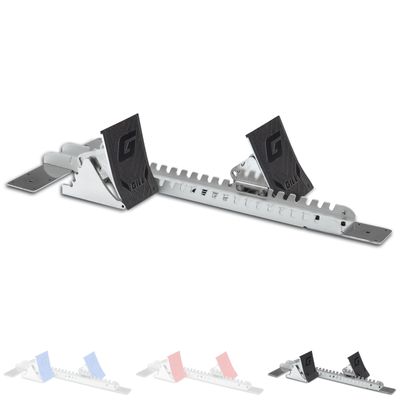 Gill Athletics G2 Track Starting Block Black Pedals - Starting Blocks Track and Field, Running Blocks for Track Athletes, Track and Field Equipment
