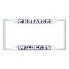 FANMATS 43524 Kansas State University Wildcats License Plate Frame - White  Easy Installation on Truck, SUV, Car - Ideal Gift for Die Hard NCAA Fan view 1