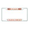 FANMATS 43470 NFL - Denver Broncos License Plate Frame - White  Easy Installation on Truck, SUV, Car - Ideal Gift for Die Hard NFL Fan view 1
