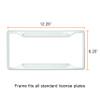 FANMATS 43690 Purdue University Boilermakers License Plate Frame - White  Easy Installation on Truck, SUV, Car - Ideal Gift for Die Hard NCAA Fan view 2