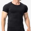 2 Pack Men's Compression Shirt Short Sleeve Athletic Sports Tops Workout T Shirt Running Base Layer Basketball Shirts view 2