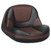 ERGOSEAT Lean Pro Casting Fishing Boat Seat High Back Bass Boat Seat, Black/Brown view 1