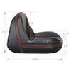 ERGOSEAT Lean Pro Casting Fishing Boat Seat High Back Bass Boat Seat, Black/Brown view 2