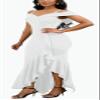 2026 Evening Gowns for Women Formal Wedding Dresses Ruffle College Mermaid Prom Bride White Dress view 2