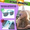 kilofly 2pc 8-Bit Pixel UV Protect Gamer Sunglasses Adult Kids Party Favors view 4
