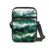 TODIYADDU Pine Tree Sling Bag for Women Crossbody Purse Forest Landscape Mountain Messenger Bag Small Shoulder Bag Mini Phone Pouch Purse with Adjustable Strap and Zip Pocket Portable Chest Bag view 2