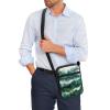 TODIYADDU Pine Tree Sling Bag for Women Crossbody Purse Forest Landscape Mountain Messenger Bag Small Shoulder Bag Mini Phone Pouch Purse with Adjustable Strap and Zip Pocket Portable Chest Bag view 3