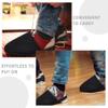 VANZACK Custom Women Bowling Shoe Covers Elastic Band Sliding Shoe Covers Bowling Sports Supplies for Women Black view 3