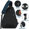 Ytonet Tennis Bag, Tennis Sling Backpack Crossbody Water Resistant for Men Women, Compatible for Pickleball Badminton Rackets view 3