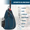 Ytonet Tennis Bag, Tennis Sling Backpack Crossbody Water Resistant for Men Women, Compatible for Pickleball Badminton Rackets view 4