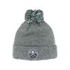 Denver Nuggets NBA Officially Licensed Beanie Pom Nimbus Grayscale view 1