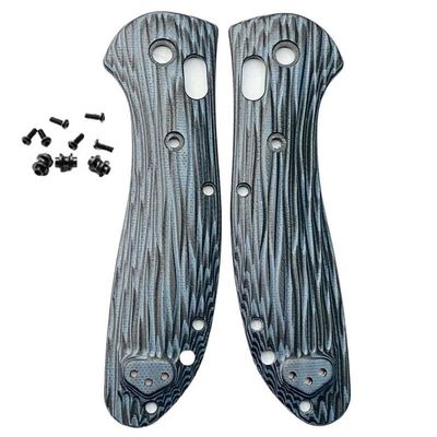 Echeson 1 Pair Scales Handle Fits for Griptilian 551, Custom G10 Scales Handle with 3 Sets Support Shaft Screws DIY Replacement