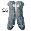 Echeson 1 Pair Scales Handle Fits for Griptilian 551, Custom G10 Scales Handle with 3 Sets Support Shaft Screws DIY Replacement view 1