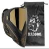 Maddog Dye i5 Thermal Dual-Pane Anti-Fog Lens Paintball Airsoft Mask Goggle System Combo with Microfiber Storage Bag | High Performance Safety Certified Protection - Onyx Gold 2.0 - Black/Gold view 1