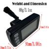 NULKOMMA C300 C302 Electric Bicycle LCD Display Meter Ebike Display Screen 36V 48V Electric Bike Computer Waterproof E-Bike LCD Display Meter Conversion Accessories Plug (5 pins Female Plug) view 2