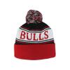 Chicago Bulls NBA Officially Licensed Beanie Pom Finish Line view 2