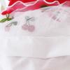 Children's Skirt Red Cherry Summer Short Sleeved Dress Stitching Embroidery Skirt Western Girl Skirt (Red, 3-6 Months) view 4