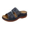 Women's Sandals Outdoor Womens Wedge Sandals Dressy Sandal Rubber Sole Comfortable Walking Casual Slip on Summer Shoes(Navy10) view 1