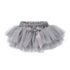 NineFit Basics Infant Newborn Baby Girls Soft Tutu Skirt Shorts Solid Bowknot Party Carnival Mesh Tulle Tutu (Grey, 12-24 Months) view 1