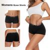 Desanlapi Womens Boyshorts Underwear Cotton Boxer Briefs Full Coverage Soft Stretch boxer Shorts for Women 6 Packs BL-M view 2