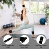 JORICY Adjustable Ankle Weights for Women Men,Weighted Pilates Wrist Weights Set of 2(1Lb Each) Silicone Arm & Leg Weights for Strength Training Walking Swimming Home Gym Physical Therapy Black view 3
