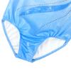 BAOHULU Gymnastics Leotard for Girls Kids Sparkle One Piece Practice Dance Outfit 5-16 Years B371_WhiteBlue_6A view 4