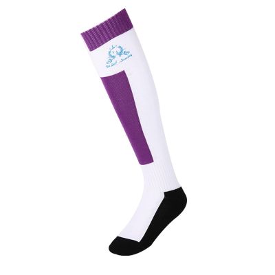 HIXEL Fencing Socks High Long Sports Socks Cotton-Professional Fencing Equipment for Male and Female Fencers(Picture colour,Small)