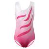 BAOHULU Gymnastics Leotard for Girls Kids Sparkle One Piece Practice Dance Outfit 5-16 Years B371_WhitePink_10A view 1
