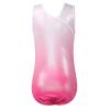 BAOHULU Gymnastics Leotard for Girls Kids Sparkle One Piece Practice Dance Outfit 5-16 Years B371_WhitePink_10A view 2