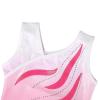 BAOHULU Gymnastics Leotard for Girls Kids Sparkle One Piece Practice Dance Outfit 5-16 Years B371_WhitePink_10A view 3