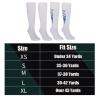 HIXEL Kids Adult Fencing Socks Fencing Stockings for Epee Sabre Foil Professional Fencing Accessories(White,X-Large) view 2