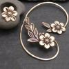 Boho Earrings Clip-On Earrings, Statement Earrings,Plant Floral Pendant EarringsDangle Ethnic Earrings for Women s, Handmade Bohemian Trendy Boho Vintage Jewelry view 3
