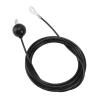 Gavigain Fitness Pulley Cable, Replacement Gym Cables Heavy Duty Steel Wire Fitness Pulley Cable for Home Gym Cable Pulley Machine Accessories (5 Meters / 16.4 Feet) view 1