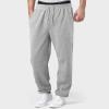 Cargo Sweatpants for Men Trendy Stretch Elastic Waist Jogger Pants Heavyweight Fleece Pants Cozy Baggy Sports Trousers view 2