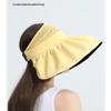 Bestgift Sun hat Women Visor Hats UV Vinyl Full Shade Sun hat Pink one Size view 3