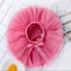 Infant Newborn Baby Girls Soft Tutu Skirt Shorts Solid Bowknot Patchwork Party Carnival (Watermelon Red, 6-12 Months) view 3