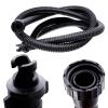NineFit Basics Inflation Pump Tube Replacement Parts Pump Accessories Components Paddle Board Pump Valve Hose Hose Pump Tube for SUP Surfboard, Black view 4
