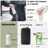 Naturehike Capsule Sleeping Bag Liner Ultra-Light 4.5oz, Compact Adult Sleep Sack Travel Sheet for Hotel Self Tan Sleep Sack Camping Sheet Self Tanning Travel Bed Sheet (Blue) view 4