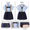 Rumyve Baby Boys Summer Gentleman Two Piece, Toddler Boys Wedding Dress Set for Graduation, Wedding view 2
