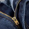 Maiyifu-GJ Mens Casual Straight Leg Jeans Pants Slim Fit Stretch Denim Pants Elastic Waist Fashion Jeans Trousers with Pocket (Blue,28) view 4