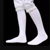 HIXEL Fencing Socks for Epee Sabre Foil High Long Sports Socks Cotton-Protective Fencing Stockings for Child and Adult Fencer(White,X-Small) view 3