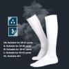 HIXEL Fencing Socks for Epee Sabre Foil High Long Sports Socks Cotton-Protective Fencing Stockings for Child and Adult Fencer(White,X-Small) view 4